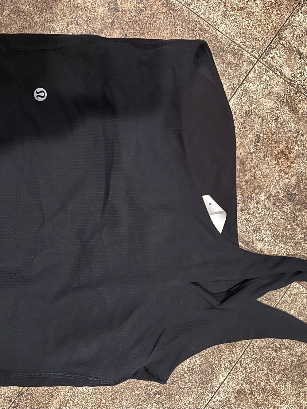 lululemon athletica single strap crop top